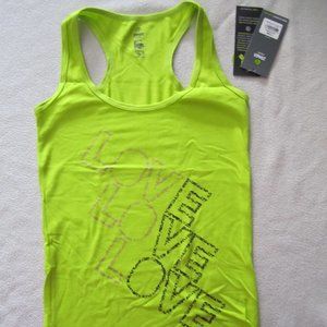 Zumba Women Top XS Green Racerback